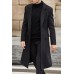 Men's Long Trench Coat Woolen Coat